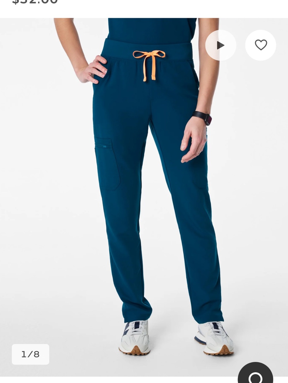 Figs Yola High-Rise Slim Scrub Pant
